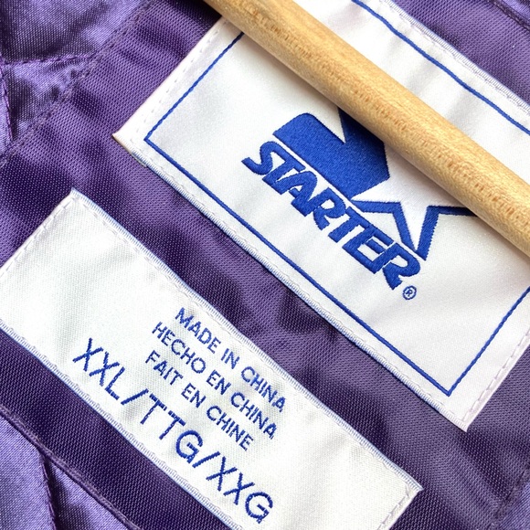 Starter Vintage Satin Bomber Jacket Phoenix Suns Sz XXL - Picture 6 of 7